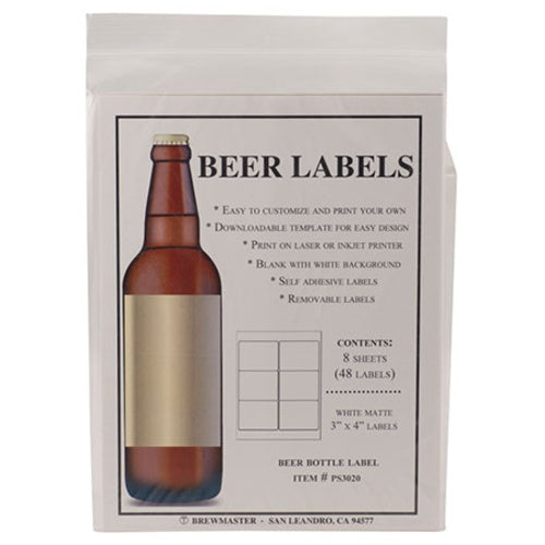 Beer Bottle Label - 48ea