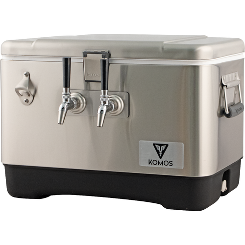 KOMOS Stainless 2 Tap Draft Box - Rear Entry - 36-Hour Rental