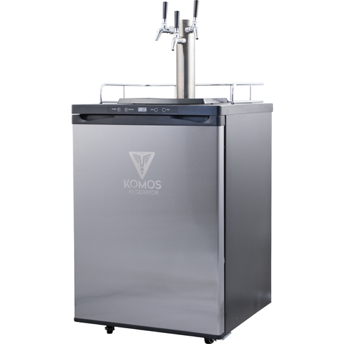Komos Kegerator with Stainless Tower (Intertap SS Faucet) - Three Tap