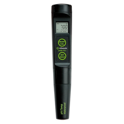 Milwaukee Deluxe pH Meter with Thermometer & ATC - ph56