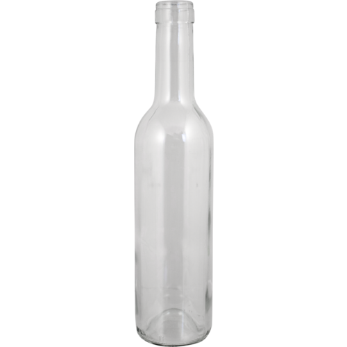 Farro Glass Premium Wine Bottles - Bordeaux - Clear - 375ml - Case of 24