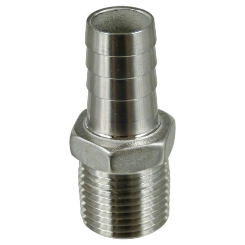 Stainless 1/2 in MPT Barb
