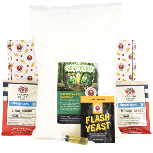 Flash Brewing™ | Best Buds Pale Ale | 5 gal Beer Recipe Kit | Just Mix & Ferment