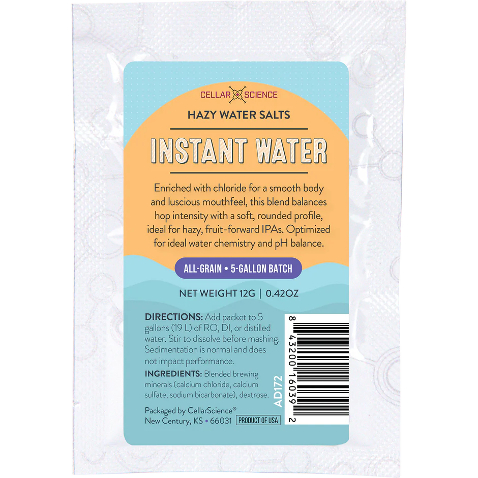CellarScience® Instant Water™ | Hazy Water Salts