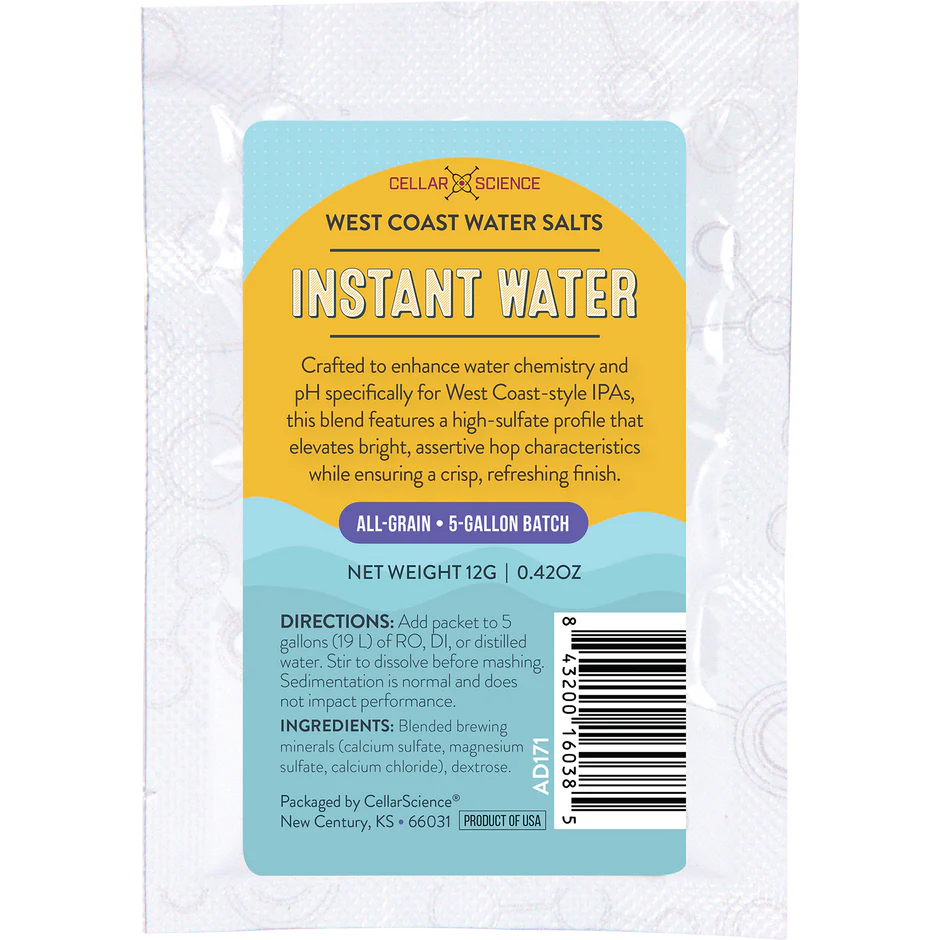 CellarScience® Instant Water™ | West Coast Water Salts