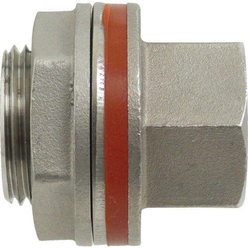 Stainless Bulkhead - 1/2" FPT x 1/2" FPT