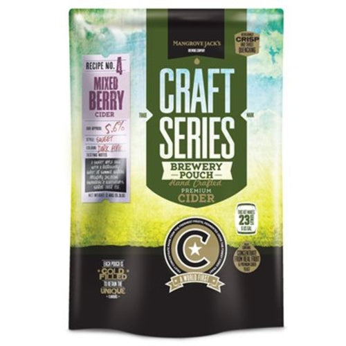 Mangrove Jack's British Series Strawberry & Pear Cider Pouch