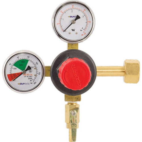 Taprite Dual Gauge CO2 Regulator - 5/16" Barb Outlet