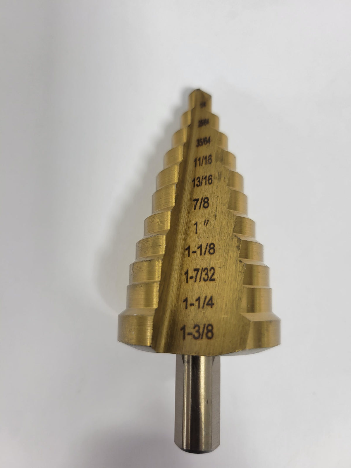 Step Drill Bit - Self-Starting HSS Titanium Nitride Coated