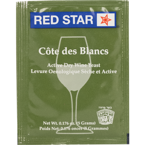 Red Star Dry Wine Yeast - Premier Cote Des Blanc