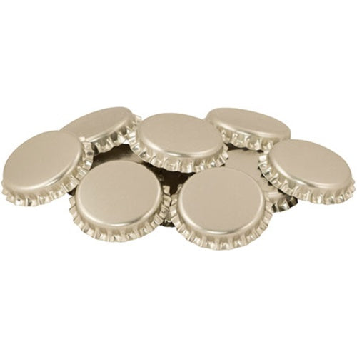 Bottle Caps - Silver - 50ea