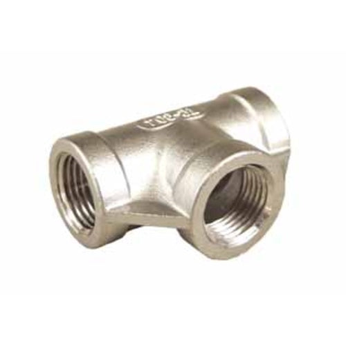 Stainless Tee - 1/2" FPT