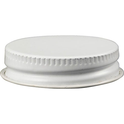 White Metal Screw Cap for Growlers and Jugs - 38mm