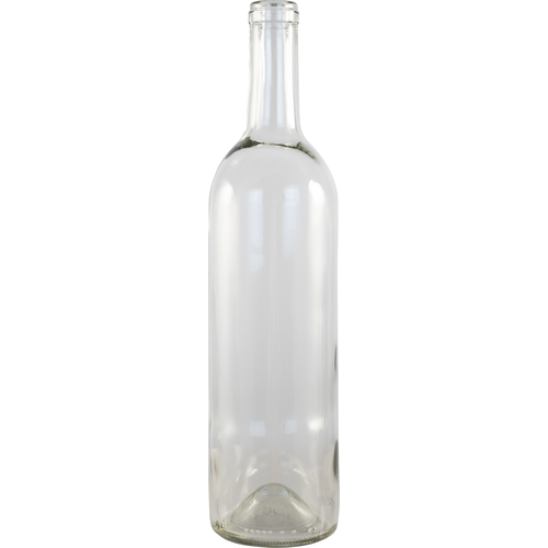 Wine Bottles - Bordeaux - Clear - 750ml - Case of 12