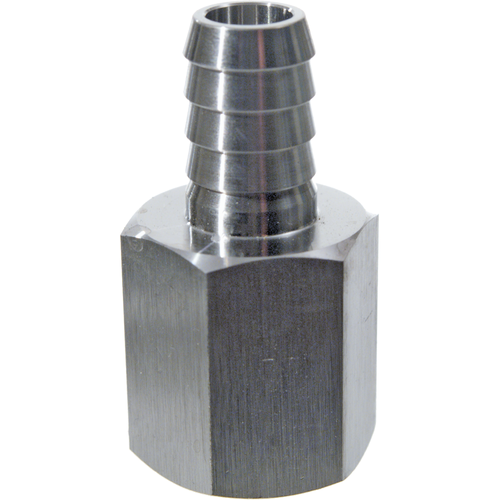 Stainless - 1/2" FPT x 1/2" Barb