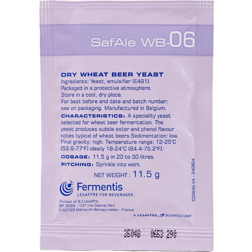 Fermentis Dry Yeast - Safbrew WB-06