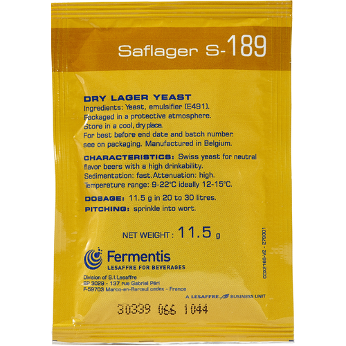 Fermentis Dry Yeast - Saflager S-189