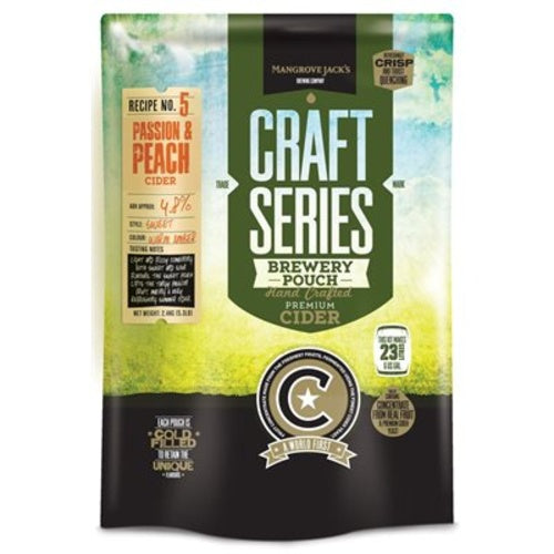 Mangrove Jack's British Series Peach & Passion Fruit Cider Pouch