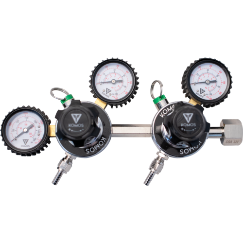 Komos Premium Dual-Body CO2 Regulator