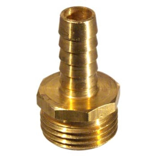 Brass Hose Fittings - Male Hose x 1/2" Barb
