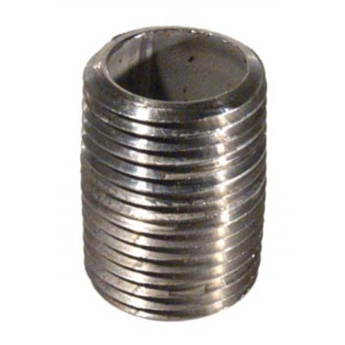 Stainless 1/2" NPT Close Nipple x 1"