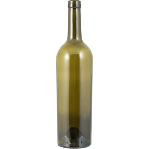 Core Wine Bottles - Claret/Bordeaux - Antique Green - 750ml - Punted, Tapered - Case of 12