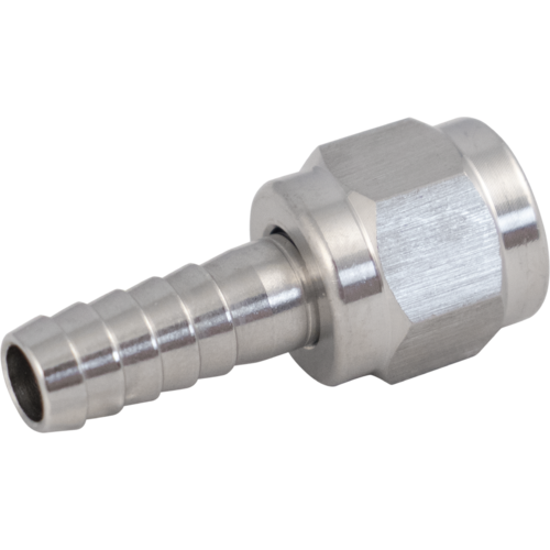Komos Stainless Flare Fitting Set 1/4" Swivel Nut & Barb