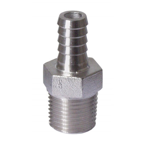 Stainless 1/2 in MPT Barb