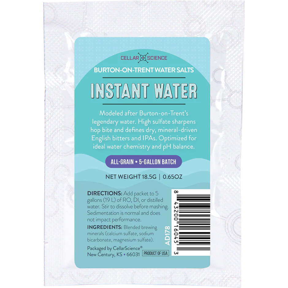 CellarScience® Instant Water™ | Burton-On-Trent Water Salts