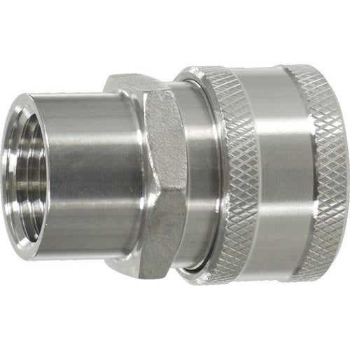 Stainless Steel Quick Disconnect (QD) - Female QD x 1/2 in. FPT