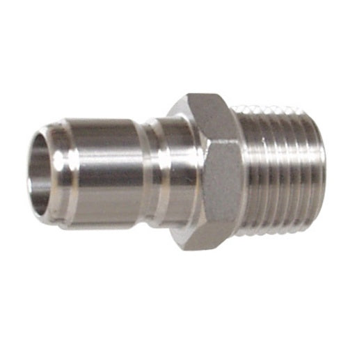 Stainless Steel Quick Disconnect (QD) - Male QD x 1/2 in. MPT