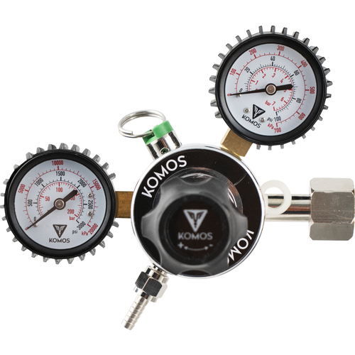 Komos Premium Dual-Gauge CO2 Regulator