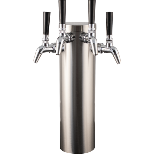 Komos Kegerator Four-Tap Tower with Intertap Faucets