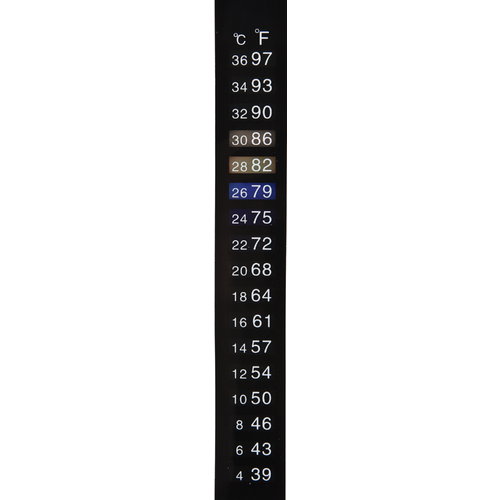 Fermometer Adhesive LCD Thermometer Strip - Vertical