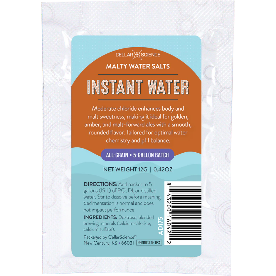 CellarScience® Instant Water™ | Malty Water Salts