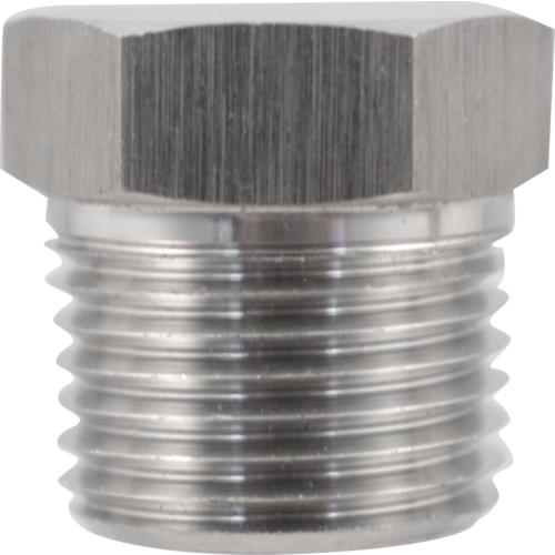 Stainless Plug - 1/2" NPT - Solid